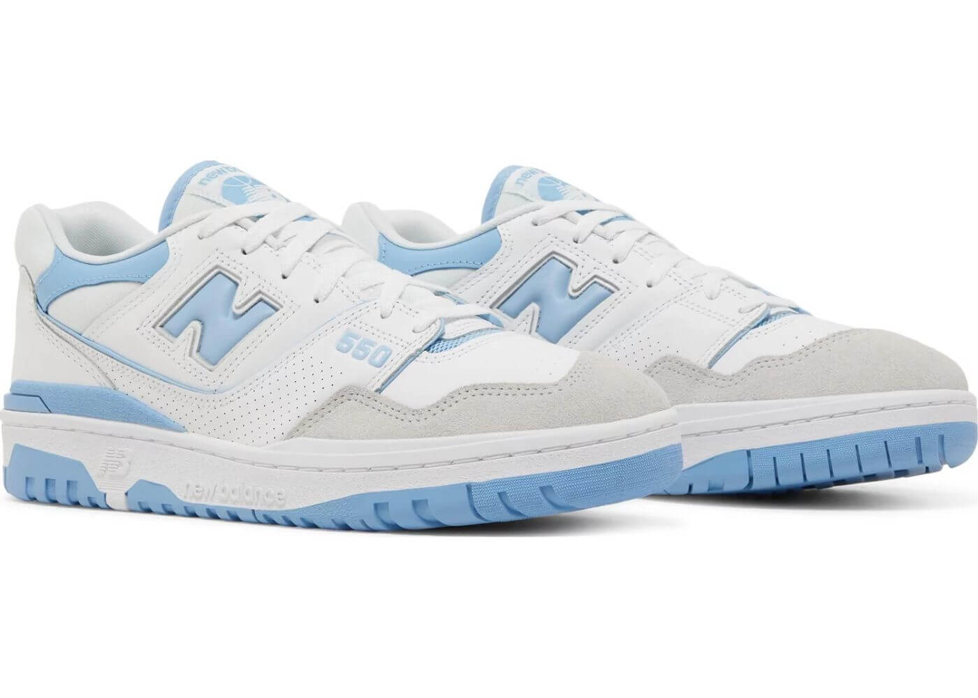 new balance 550 white dark blue