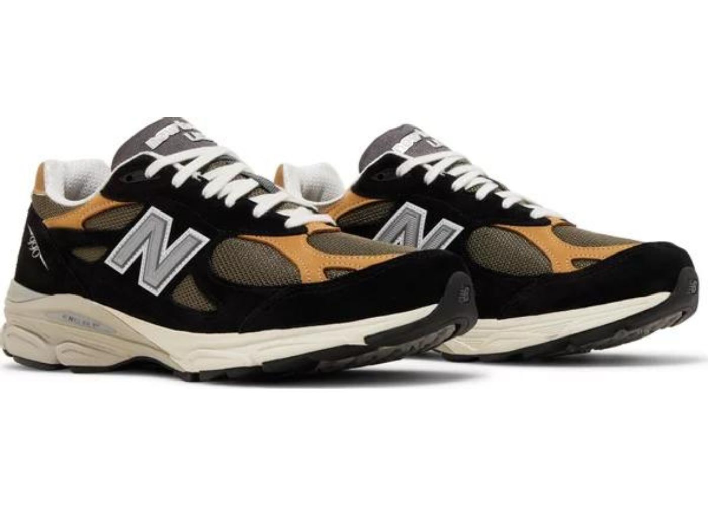 new balance 990 black and tan