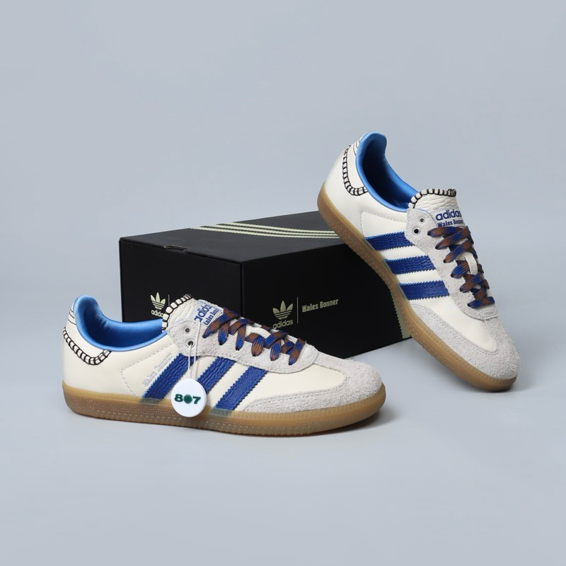 Adidas Samba Nylon Wales Bonner Wonder Clay Royal Blue White - 807GARAGE