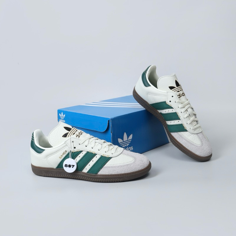 Adidas Samba Ivory Collegiate Green - 807GARAGE